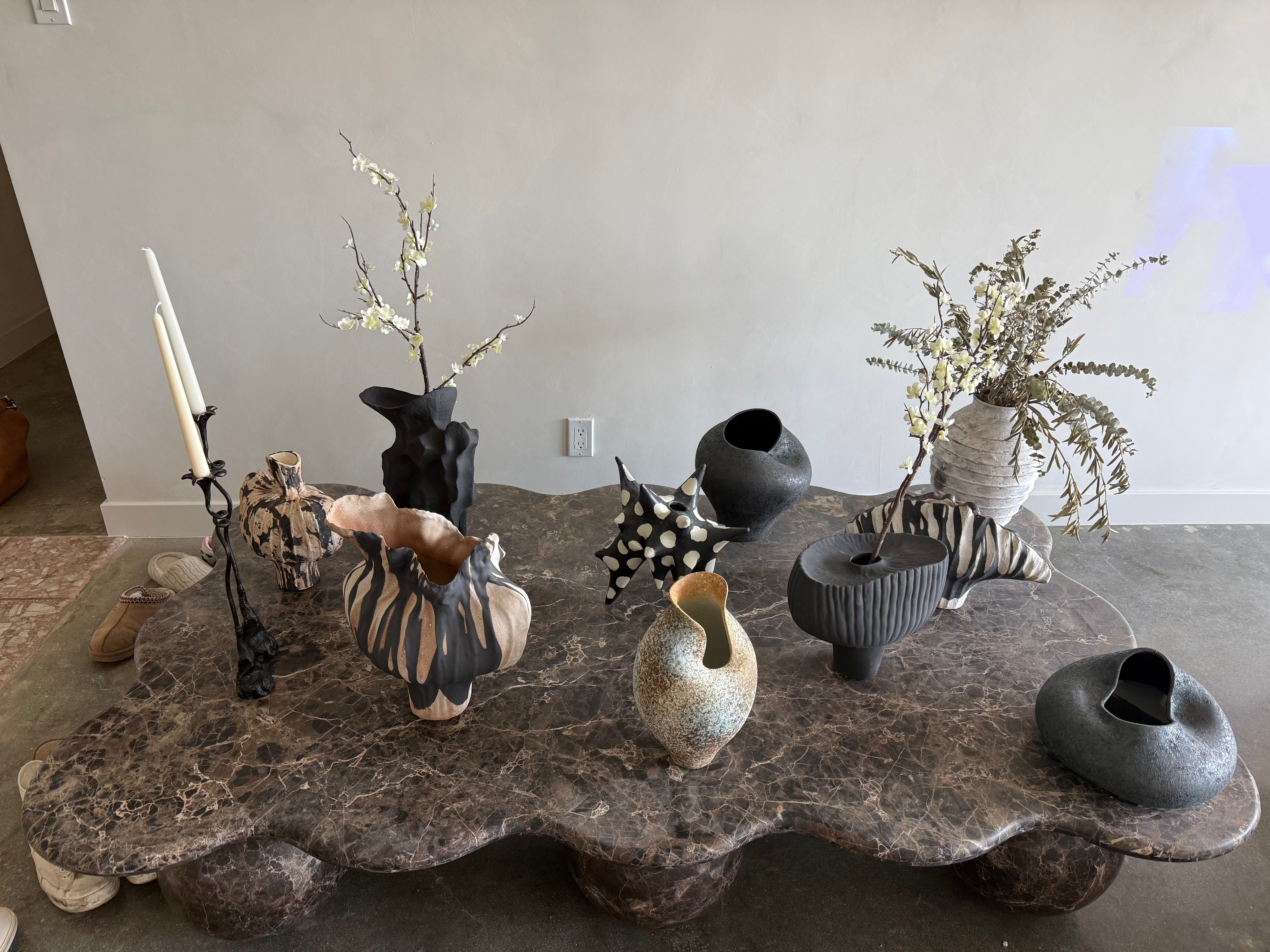 Speckled Stone Vase-5